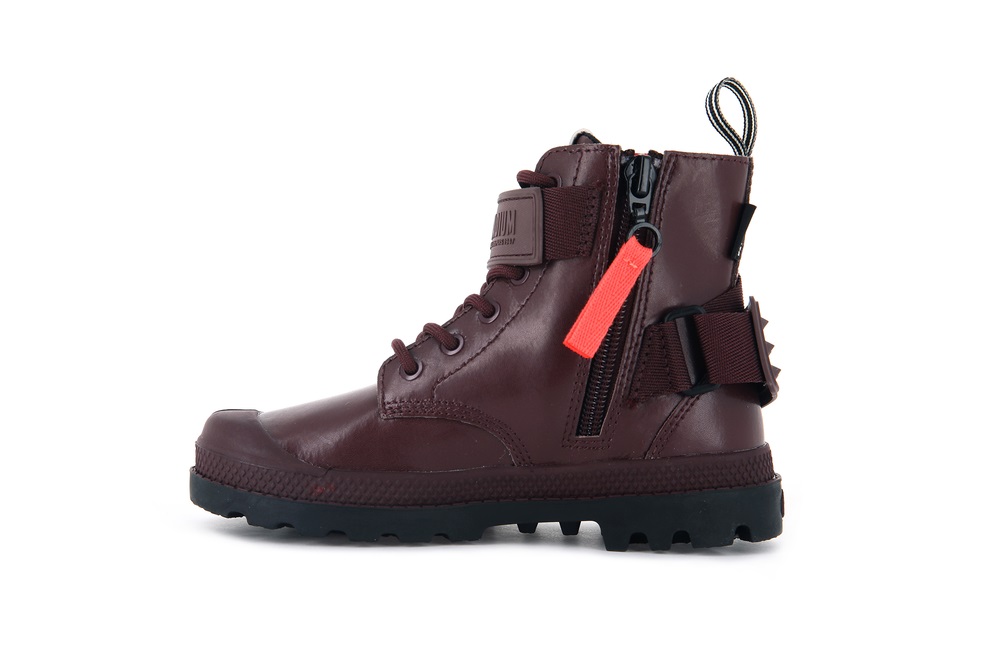 Botas Palladium PAMPA ROCK RANGER Niños Chocolate | Costa Rica-02956